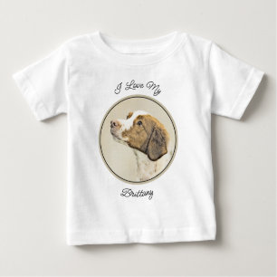 Camiseta Pintura Brittany - Arte Cachorra Original