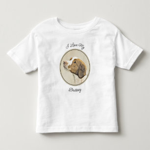 Camiseta Pintura Brittany - Arte Cachorra Original