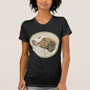 Camiseta Pintura Brittany - Arte Cachorra Original