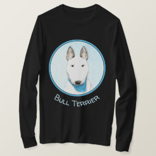 Camiseta Pintura Bull Terrier - Arte Cachorro Original Boni
