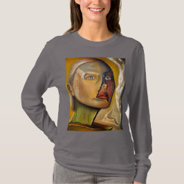 Camiseta pintura camaleão