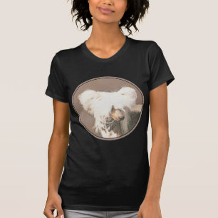 Camiseta Pintura Chinesa Sem Penteado Pintura Original De C