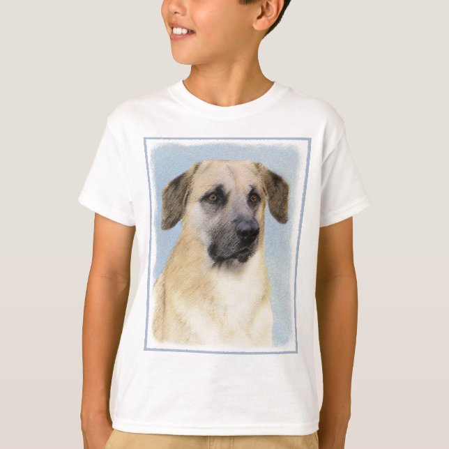 Camiseta Pintura Chinook (Ouvidos Soltos) - Arte Cachorro O (Frente)