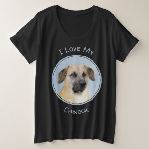 Camiseta Pintura Chinook (Ouvidos Soltos) - Arte Cão Origi
