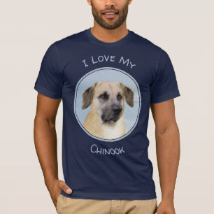 Camiseta Pintura Chinook (Ouvidos Soltos) - Arte Cão Origi