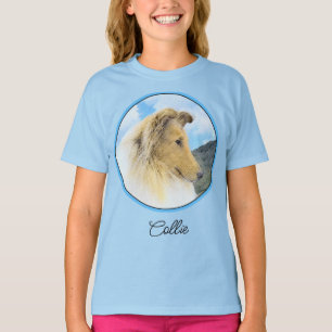 Camiseta Pintura Collie in Mountain (Rough) - Arte Canina T