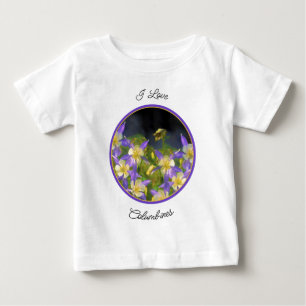Camiseta Pintura Columbina Azul do Colorado - Arte Original