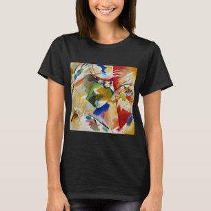Camiseta Pintura com Centro Verde por Wassily Kandinsky
