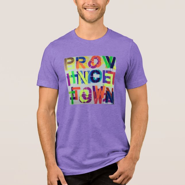 CAMISETA PINTURA COM ESTÊNCIL DE PROVINCETOWN (Frente)