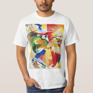 Camiseta Pintura com o Green Center por Wassily Kandinsky