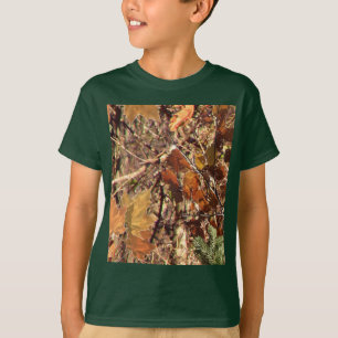 Camiseta Pintura da Camuflagem Natural de Hunter