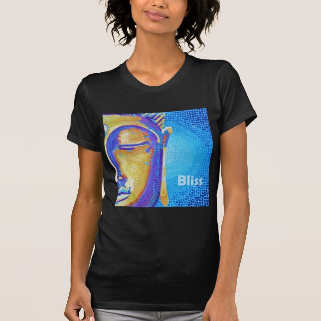 Camiseta Pintura da felicidade de Bhudda (Frente)