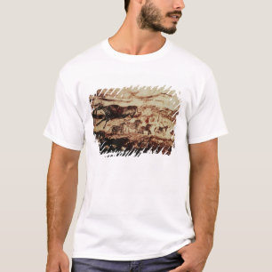 Camiseta Pintura da rocha de uma vaca do pulo