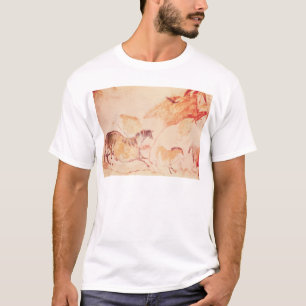 Camiseta Pintura da rocha dos cavalos, c.17000 BC