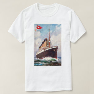 Camiseta Pintura da White Star Line do Titanic