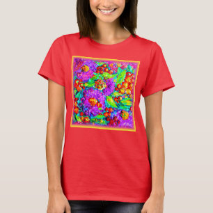 Camiseta Pintura das Flores de Mola. Comprar Agora