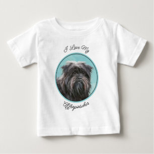 Camiseta Pintura de Affenpinscher - Arte de Cachorro Origin
