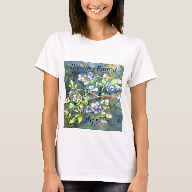 Camiseta Pintura de aquarela elegante (Frente)