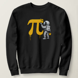 Camiseta Pintura de astronauta legal símbolo Pi Dia do Pi