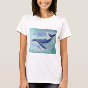 Camiseta Pintura de Baleia