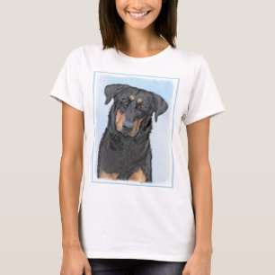 Camiseta Pintura de Beauceron - Arte de Cachorro Original B