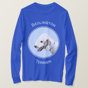 Camiseta Pintura de Bedlington Terrier - Arte de Cachorro O