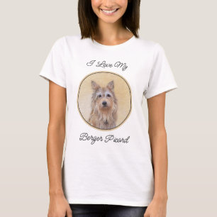 Camiseta Pintura de Berger Picard - Arte de Cachorro Origin