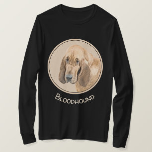 Camiseta Pintura de Bloodhound - Arte de Cão Original Boni