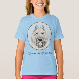 Camiseta Pintura de Bouvier des Flandres - Arte Original de