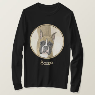 Camiseta Pintura de Boxer - Arte de Cachorro Original Bonit