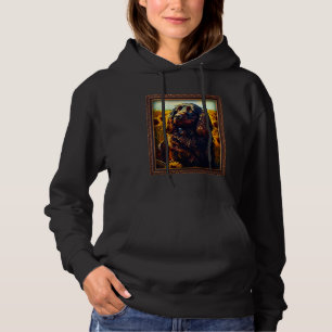 Camiseta Pintura de Boykin Spaniel Girassol Flor Mãe Mulher