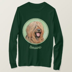 Camiseta Pintura de Briard - Arte de Cachorro Original Boni