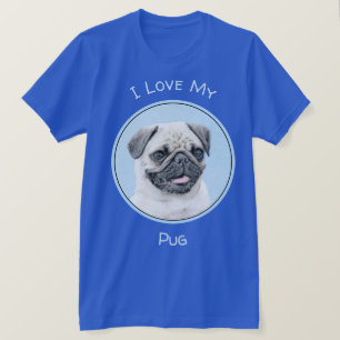 Camiseta Pintura de Cachorro - Arte de Cachorro Original