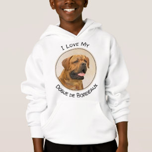 Camiseta Pintura de Cachorro de Bordéus - Arte Cachorra Ori