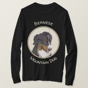 Camiseta Pintura de Cachorro de Montanha Bernese - Arte Ori