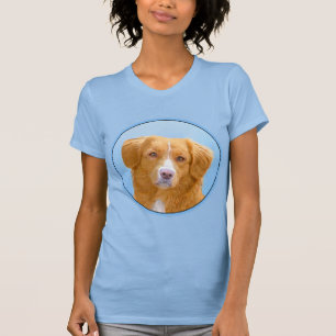 Camiseta Pintura de Cachorro de Retriever com Tolerância a