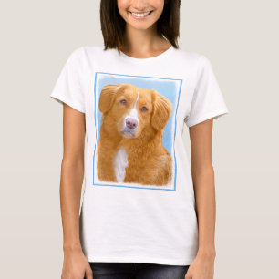 Camiseta Pintura de Cachorro de Retriever com Tolerância a