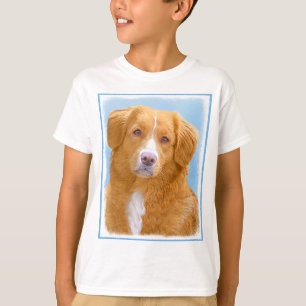 Camiseta Pintura de Cachorro de Retriever com Tolerância a