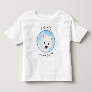 Camiseta Pintura de Cachorro Eskimo Americano - Arte Origin