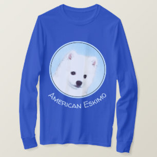 Camiseta Pintura de Cachorro Eskimo Americano - Arte Origin