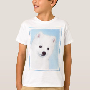 Camiseta Pintura de Cachorro Eskimo Americano - Arte Origin