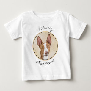 Camiseta Pintura de Cachorro Ibizan - Arte Cachorra Origina