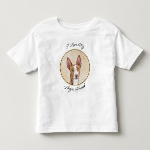Camiseta Pintura de Cachorro Ibizan - Arte Cachorra Origina