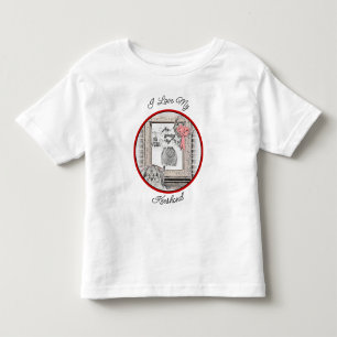 Camiseta Pintura de Cachorro na Janela de Inverno de Kehond