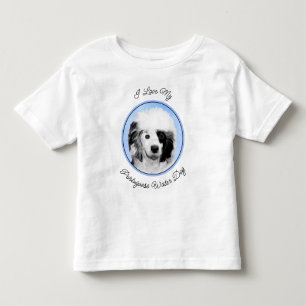 Camiseta Pintura de Cachorro Português - Arte Original de C