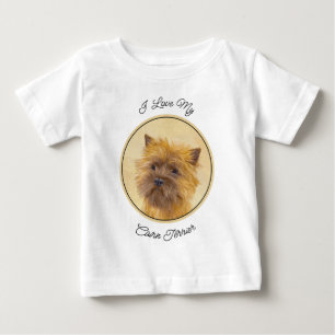 Camiseta Pintura de Cairn Terrier - Arte de Cachorro Origin