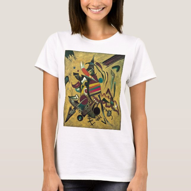 Camiseta Pintura de Canvas de Pontos Kandinsky (Frente)