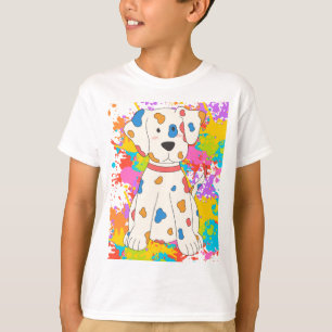 Camiseta pintura de cão