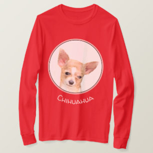 Camiseta Pintura de Chihuahua - Arte de Cachorro Original B