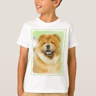 Camiseta Pintura De Chow Chow - Arte De Cão Original Bonit